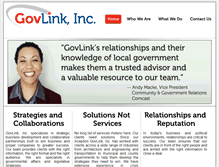 Tablet Screenshot of govlinkinc.com
